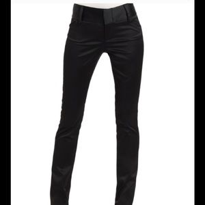 Alice and Olivia black Satin Trousers size 2